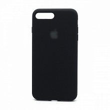 Чехол Silicone Case с лого для Apple iPhone 7/8Plus (полная защита) (018) черный