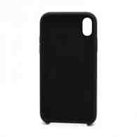 Чехол Silicone Case с лого для Apple iPhone XR (018) чёрный 