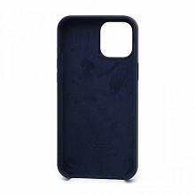 Чехол Silicone Case с лого для Apple iPhone 12 Pro Max/6.7 (008) темно с