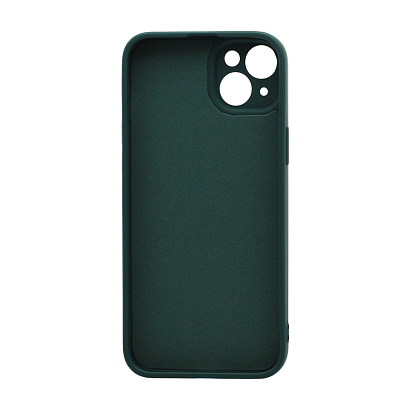 Чехол Silicone Case NEW ERA (накладка/силикон) для Apple iPhone 14 Plus/6.7 темно зеленый