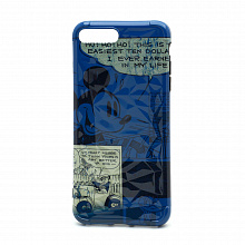 Чехол Water Print волнистый (накладка/силикон) для Apple iPhone 7/8 Plus (022)