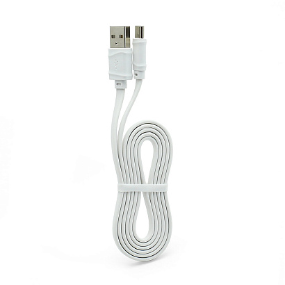 Кабель USB - Micro USB HOCO X5 "Bamboo" (2.4А, 100см) белый