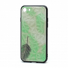 Чехол Wethen (накладка/силикон-пластик) для Apple iPhone 7/8/SE 2020 зеленый