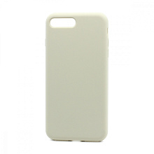 Чехол Silicone Case без лого для Apple iPhone 7/8 Plus (полная защита) (011) бежевый