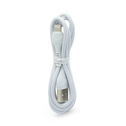 СЗУ с выходом USB Hoco C81A (2.1A/кабель Lightning) белое