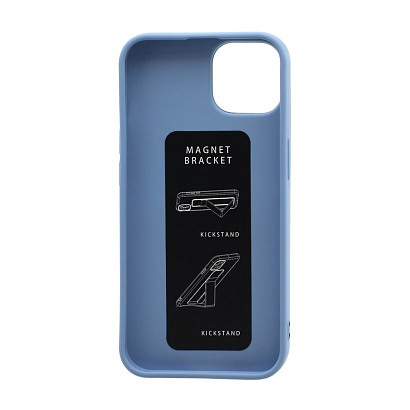 Чехол Magnetic Stend 2 для Apple iPhone 14/6.1 (008) голубой