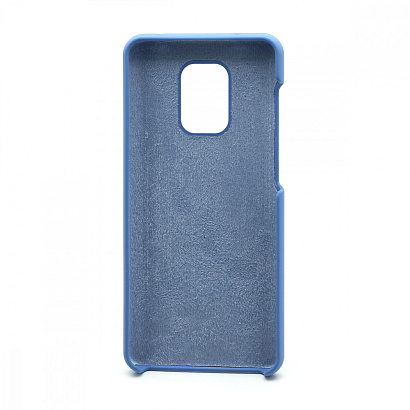 Чехол Silicone Cover Color для Xiaomi Redmi Note 9S/Redmi Note 9 Pro (010) синий