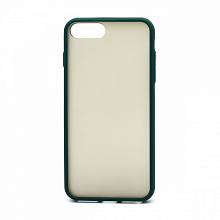 Чехол Shockproof Lite силикон-пластик для Apple iPhone 7 Plus/8 Plus зелено-оранжевый