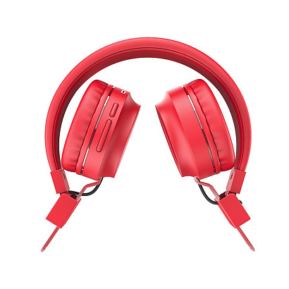 Наушники полноразмерные Bluetooth HOCO W25 красные