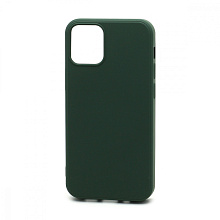 Чехол Silicone Case NEW ERA (накладка/силикон) для Apple iPhone 12 mini/5.4 темно зеленый