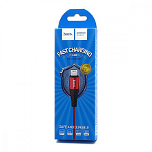 Кабель USB - Lightning HOCO X38 "Cool Charging" (2.4А, 100см) красный