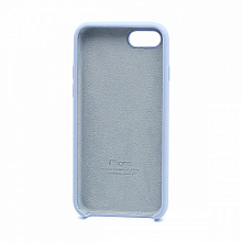 Чехол Silicone Case с лого для Apple iPhone 7/8/SE 2020 (005) голубой