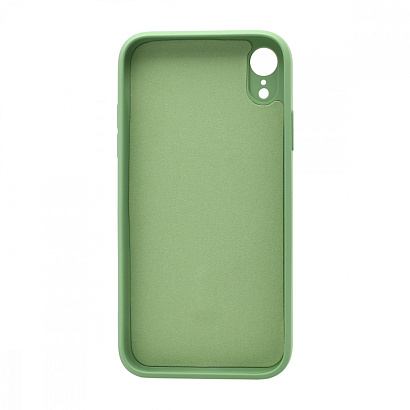 Чехол Magnet для Apple iPhone XR (Soft Touch/MSafe) темно зеленый