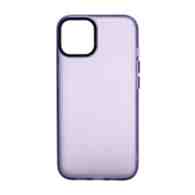 Чехол Metal Frame матовый для Apple iPhone 14/6.1 (007) фиолетовый