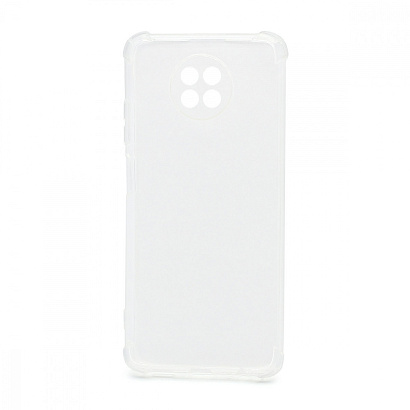 Чехол силиконовый противоударный для Xiaomi Redmi Note 9T прозрачный