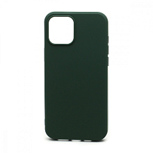 Чехол Silicone Case NEW ERA (накладка/силикон) для Apple iPhone 12 Pro Max/6.7 темно зеленый
