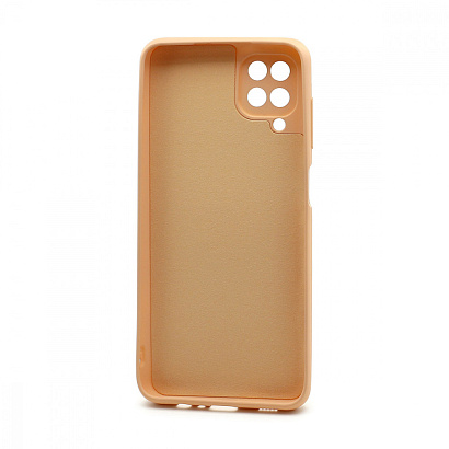 Чехол Silicone Case NEW ERA (накладка/силикон) для Samsung Galaxy A12/M12 светло розовый
