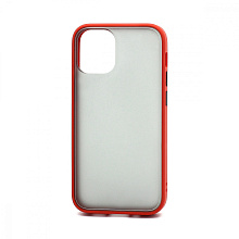 Чехол Shockproof силикон-пластик для Apple iPhone 12 Mini/5.4 красно-черный