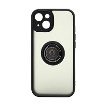 Чехол Shockproof Ring для Apple iPhone 14/6.1 (004) черный