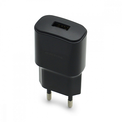 СЗУ с выходом USB Borofone BA48A (2.1А/кабель Lightning) черное