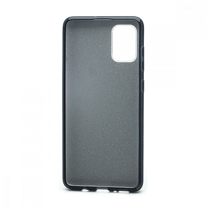 Чехол Fashion с блестками силикон-пластик для Samsung Galaxy A71 черный