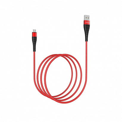 Кабель USB - Micro USB Borofone BX32 Munificent (100см) красный