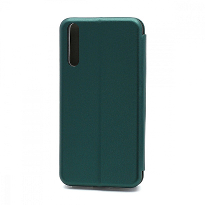 Чехол-книжка BF модельный (силикон/кожа) для Huawei Honor 30i/20 Lite (China) зеленый