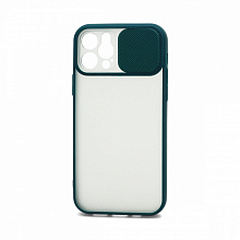 Чехол с защитой камеры для Apple iPhone 12/12 Pro/6.1 зеленый