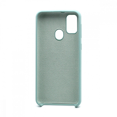 Чехол Silicone Cover Color для Samsung Galaxy M21/M30S (002) бирюзовый