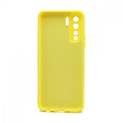Чехол Silicone Case NEW ERA (накладка/силикон) для Huawei Honor 30S/Nova 7SE желтый