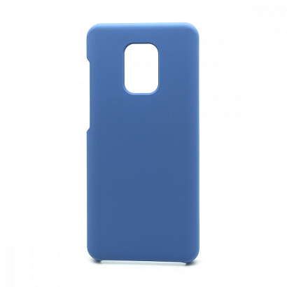 Чехол Silicone Cover Color для Xiaomi Redmi Note 9S/Redmi Note 9 Pro (010) синий