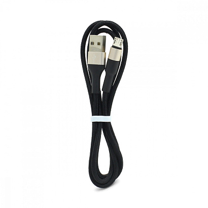Кабель USB - Micro USB HOCO X26 "Xpress" (2А, 100см) черно-золотой