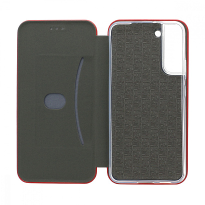 Чехол-книжка BF модельный (силикон/кожа) для Samsung Galaxy S22 Plus красный