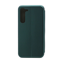 Чехол-книжка BF модельный (силикон/кожа) для Samsung Galaxy S23 Plus зеленый