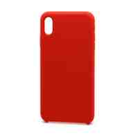 Чехол Silicone Case без лого для Apple iPhone XS Max (014) красный