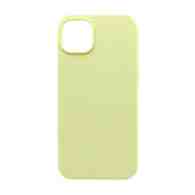 Чехол Silicone Case без лого для Apple iPhone 14 Plus/6.7 (полная защита) (051) желтый