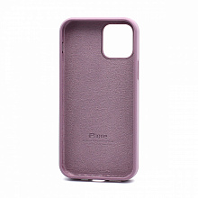 Чехол Silicone Case с лого для Apple iPhone 12/12 Pro/6.1 (полная защита) (062) розовый