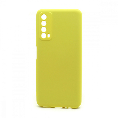 Чехол Silicone Case NEW ERA (накладка/силикон) для Huawei P Smart 2021/Y7a желтый