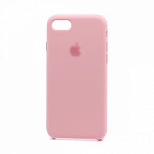 Чехол Silicone Case с лого для Apple iPhone 7/8/SE 2020 (006) розовый