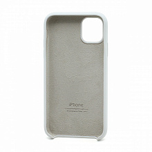 Чехол Silicone Case с лого для Apple iPhone 11/6.1 (009) белый