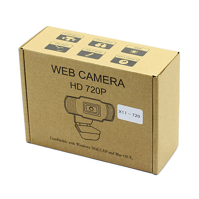 Web камера X11 HD 720p черная
