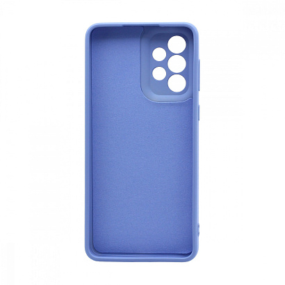 Чехол Silicone Case NEW ERA (накладка/силикон) для Samsung Galaxy A33 голубой