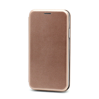 Чехол-книжка BF модельный (силикон/кожа) для Apple iPhone XR розовый