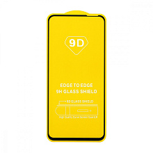 Защитное стекло Full Glass для Realme 6 черное (Full GC) тех. пак
