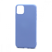 Чехол Silicone Case NEW ERA (накладка/силикон) для Apple iPhone 11 Pro Max/6.5 голубой