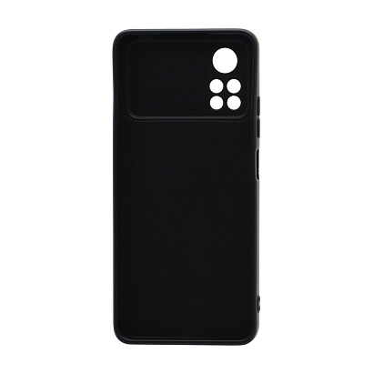 Чехол Silicone Case NEW ERA (накладка/силикон) для Xiaomi Poco X4 Pro 5G черный