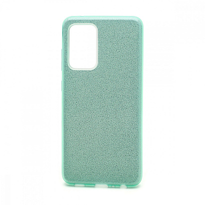 Чехол Fashion с блестками силикон-пластик для Samsung Galaxy A52 зеленый