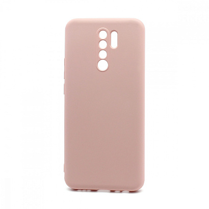 Чехол Silicone Case NEW ERA (накладка/силикон) для Xiaomi Redmi 9 светло розовый