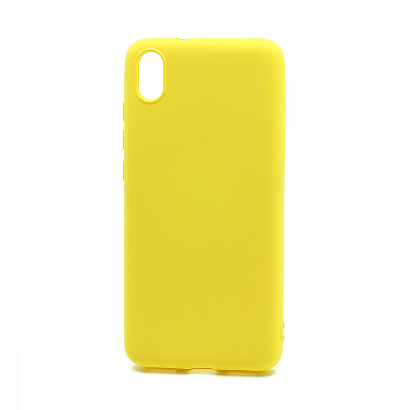 Чехол Silicone Case NEW ERA (накладка/силикон) для Xiaomi Redmi 7A желтый
