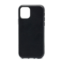 Чехол Sibling (без лого) для Apple  iPhone 11 Pro/5.8 (силикон-кожа/copi) чёрный